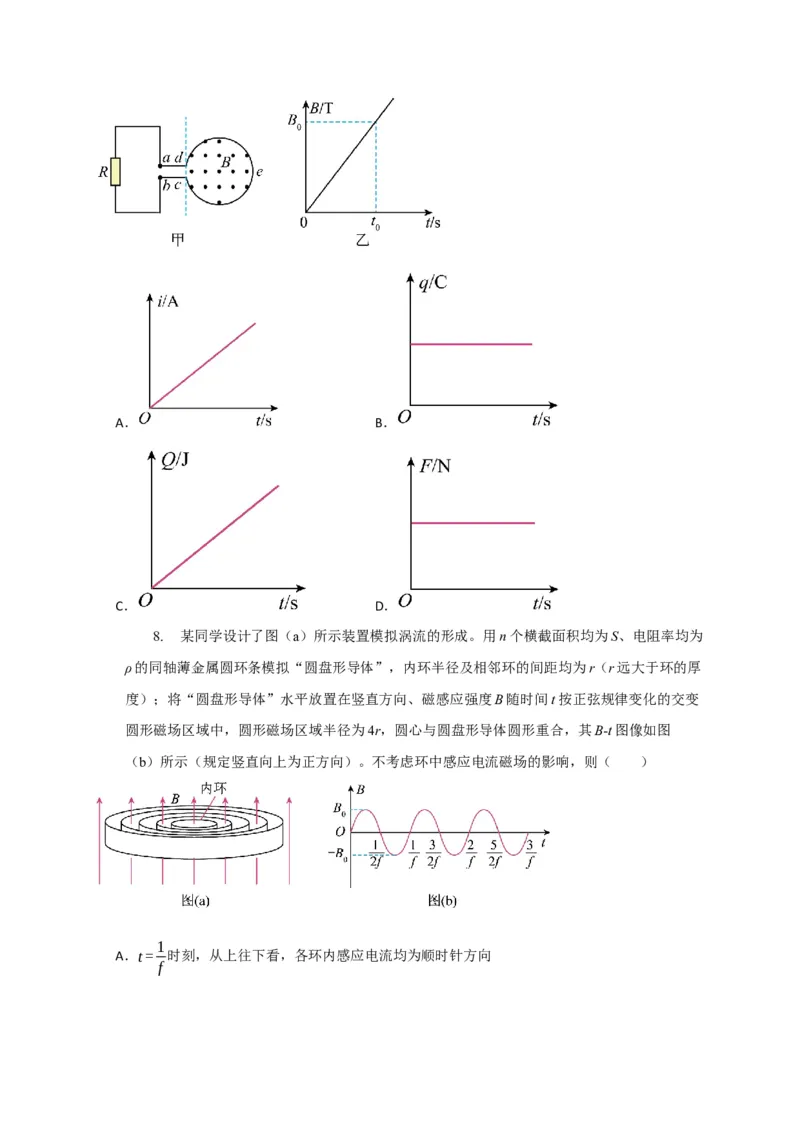 《专题25电磁感应的综合问题（学生版）_高考一二三轮复习_化学_2026年-化学高考专项复习_2026年高考物理热点知识讲练与题型归纳（全国通用）-G425_资料》第6页预览