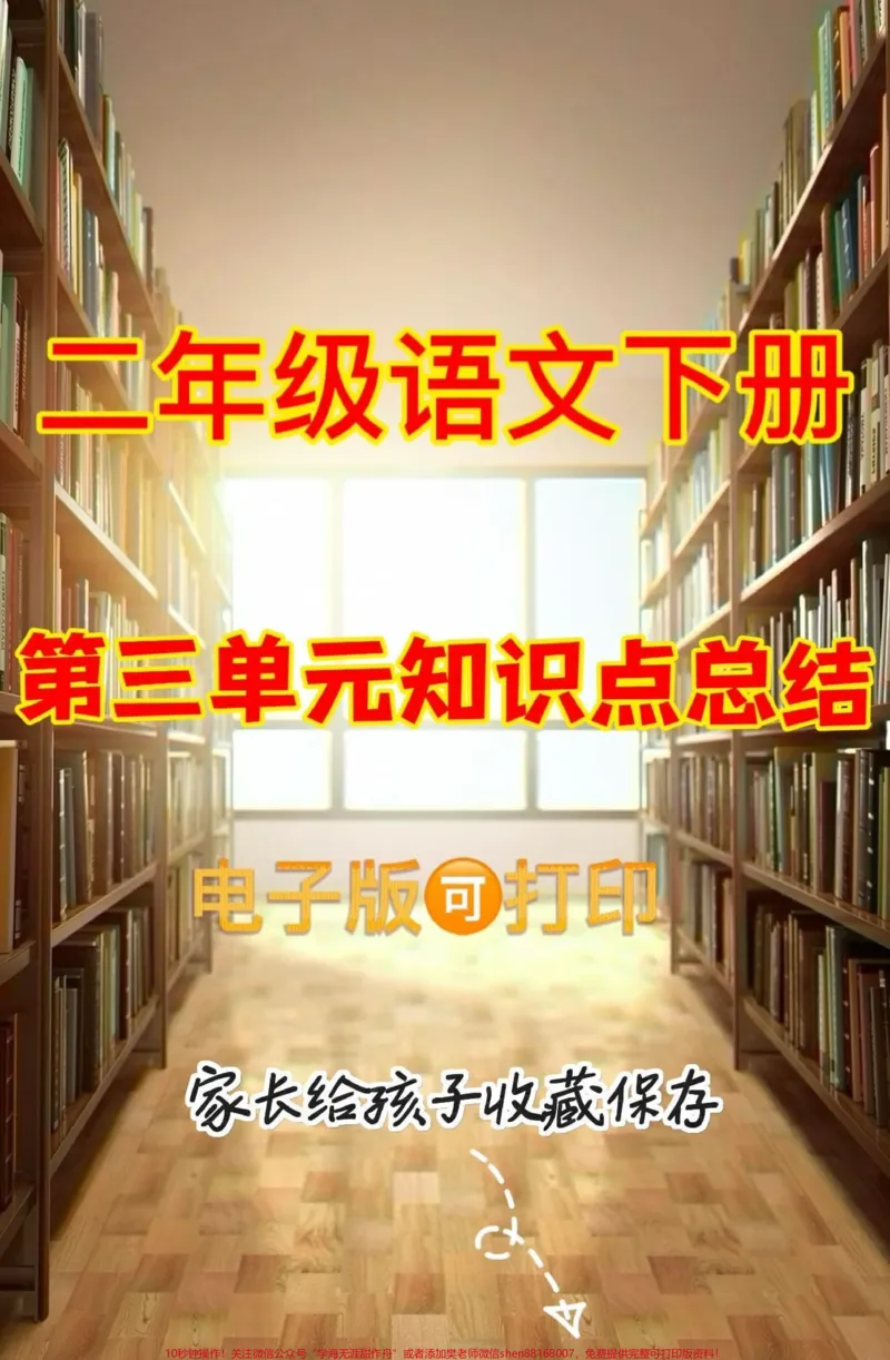 《二年级语文下册第三单元知识点总结。二年级语文下册第三单元知识点总结#第三单元#知识点总结#二年级#二年级语文#家长收藏孩子受益_最新小学1-9年级各科+幼升小+综合类学习资源汇总包》第1页预览