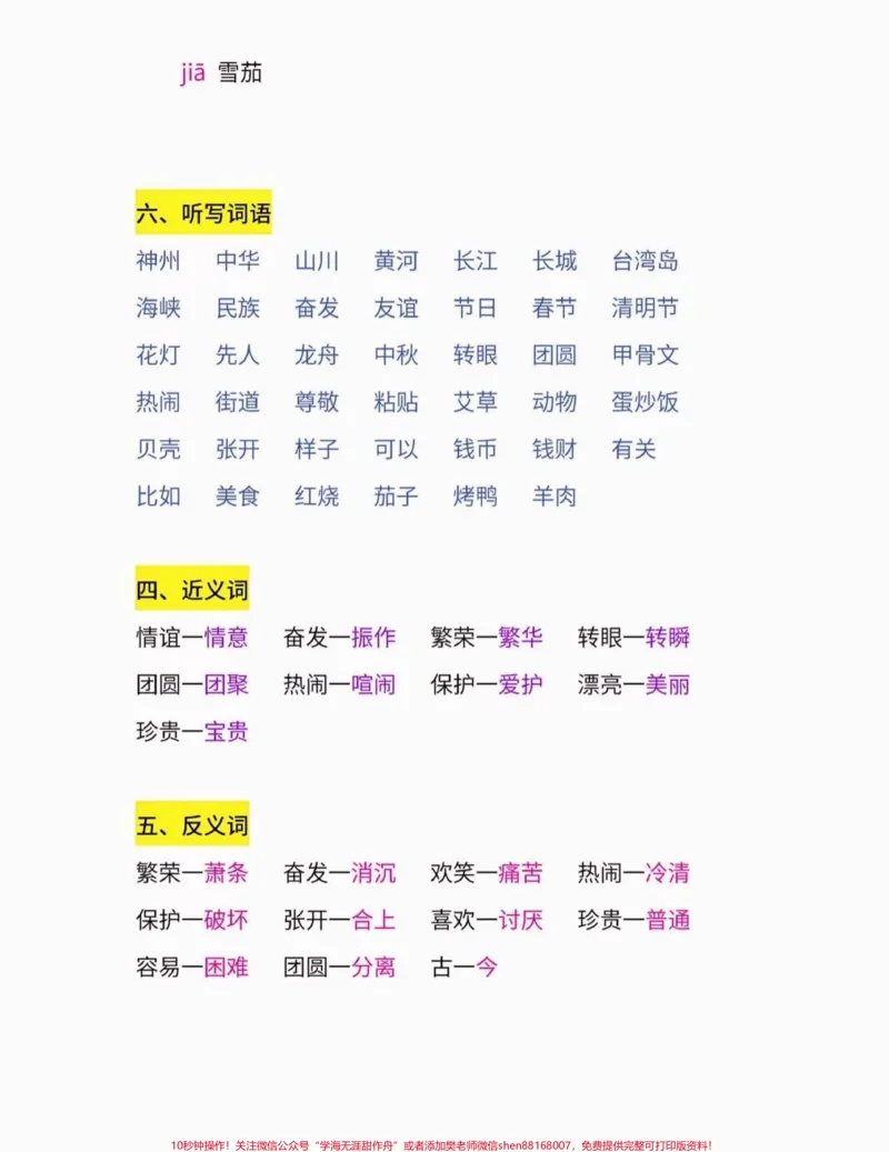 《二年级语文下册第三单元知识点总结。二年级语文下册第三单元知识点总结#第三单元#知识点总结#二年级#二年级语文#家长收藏孩子受益_最新小学1-9年级各科+幼升小+综合类学习资源汇总包》第3页预览
