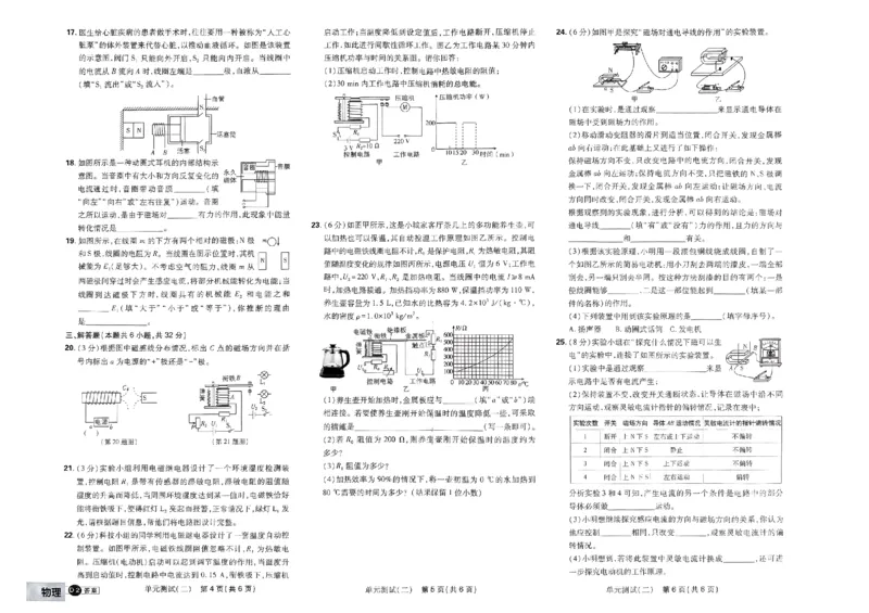 《2024版《初中必刷题》物理9下（SK）-必刷提优卷_初中全科知识点总结和试卷_赠送习题试卷_初中3年学习辅助资料_2、2025初中必刷题合集_初中必刷题23+24+25上册_24初中必刷题上册+下册全》第6页预览