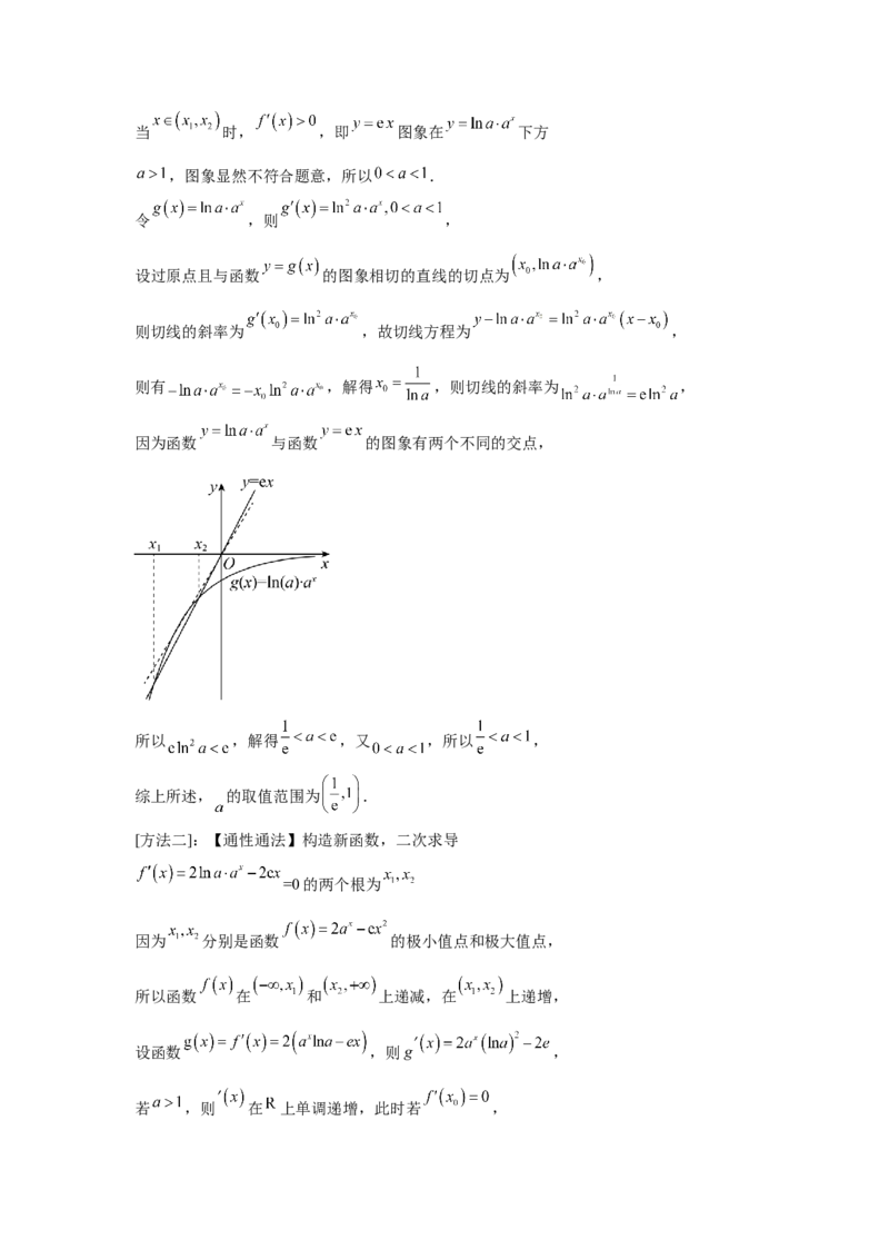 《第15题用导数研究函数的极值（最值）（一题多变）-学生版_高考一二三轮复习_数学_2026年_2026年高三数学一轮复习之一题多变系列讲义-G401_资料》第2页预览
