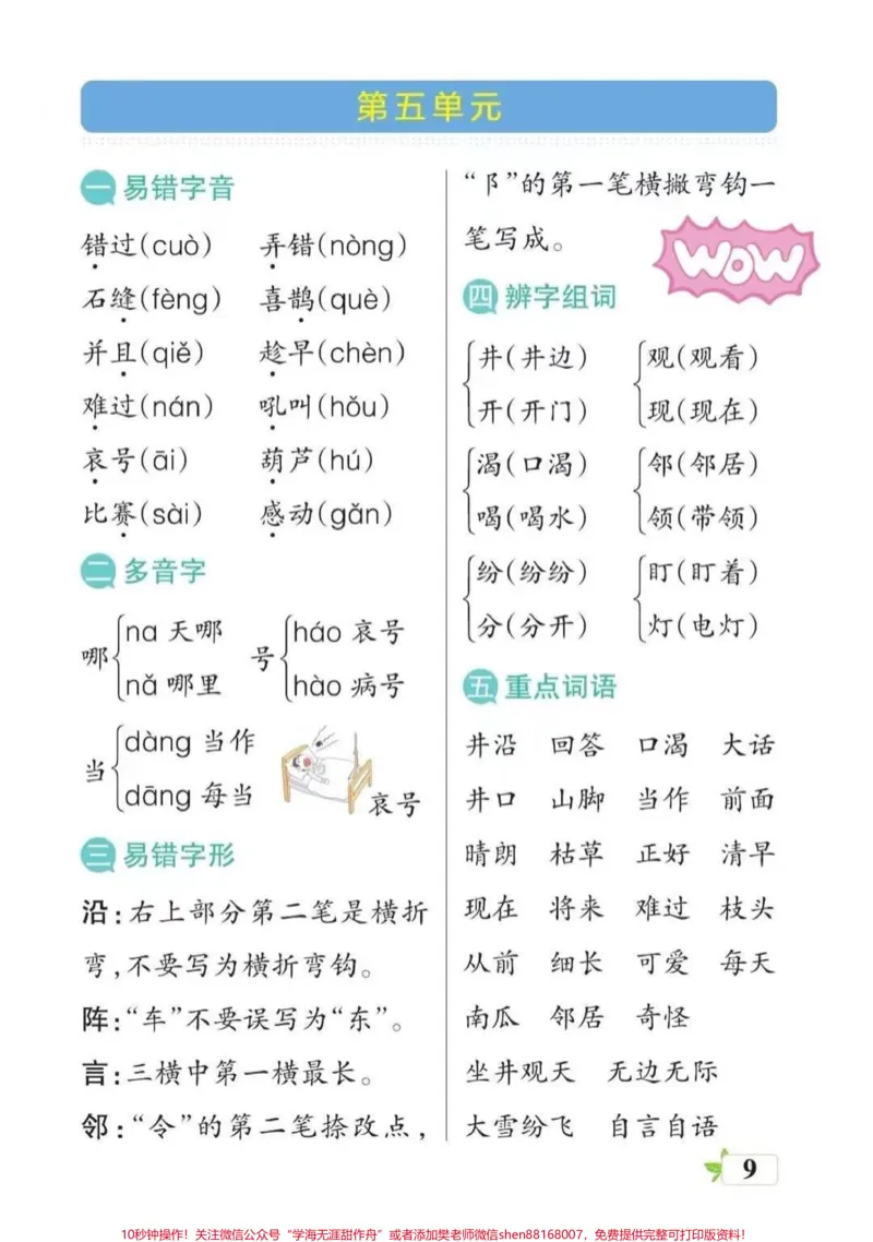 《二年级关注♥️_最新小学1-9年级各科+幼升小+综合类学习资源汇总包_价值20万元!最新小学1-9年级各科+幼升小+综合类学习资源汇总包_二年级一线老师整理版资源(全网独家)》第1页预览