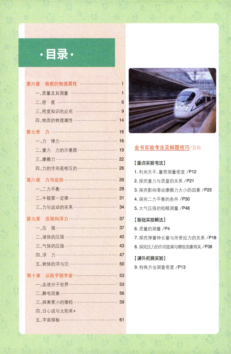 《物理八年级下册狂K重点_2026版初中《必刷题》7-9年级上下册册（全科）（多版本合集）_初中必刷题下册_2026版初中《必刷题》8年级下册（全科）_2026年春初中必刷题物理苏科八下》第4页预览