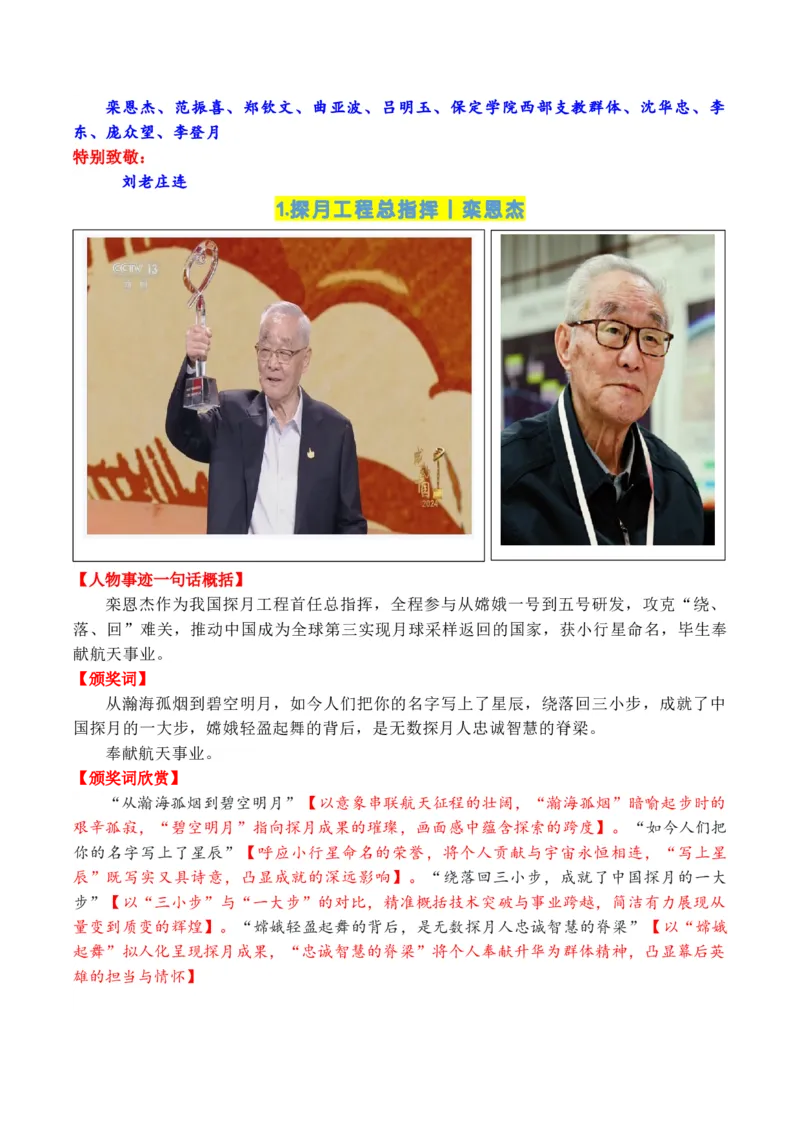 《专题062024-2022近三年《感动中国》人物（十大人物）颁奖词欣赏_高考一二三轮复习_语文_2026年-语文专项复习_2026年高考语文议论文写作秘籍-G391_资料》第2页预览
