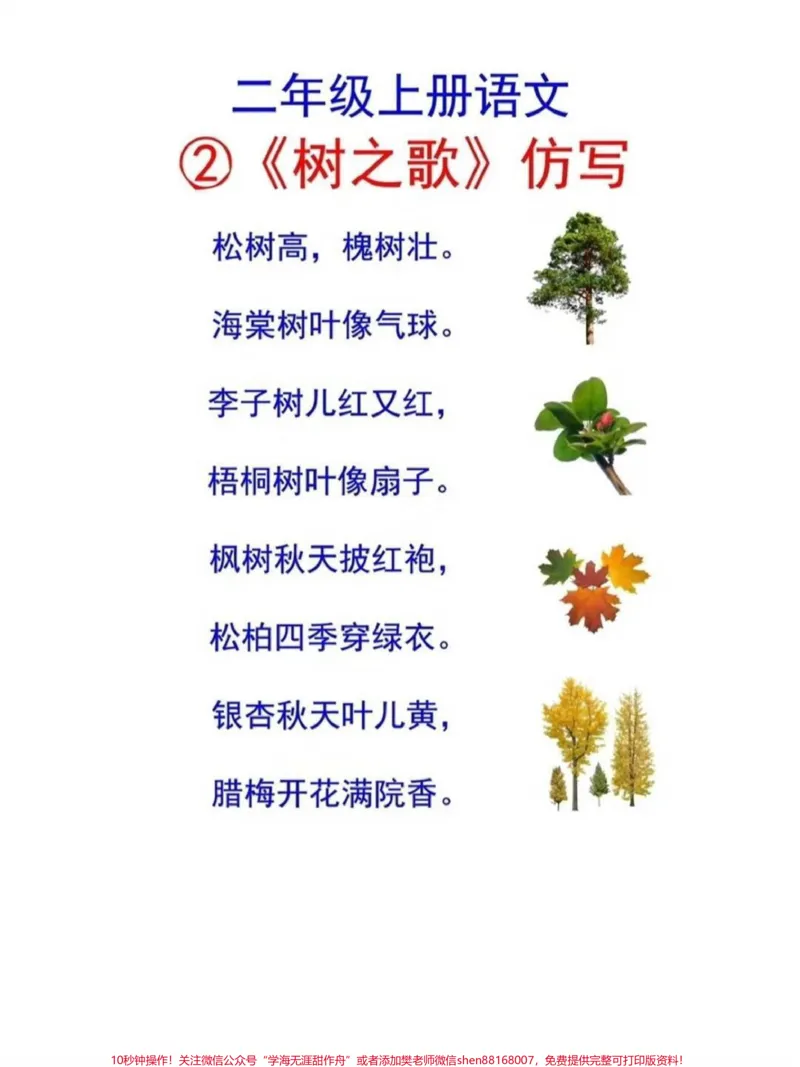 《#每天学习一点点#小学语文#二年级》第2页预览