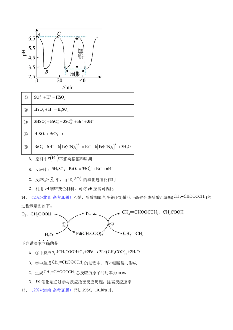 《专题29化学反应速率及其影响因素（学生版）_高考一二三轮复习_化学_2026年-化学高考专项复习_十年（2016-2025）高考化学真题分类汇编（全国通用）-G15》第8页预览
