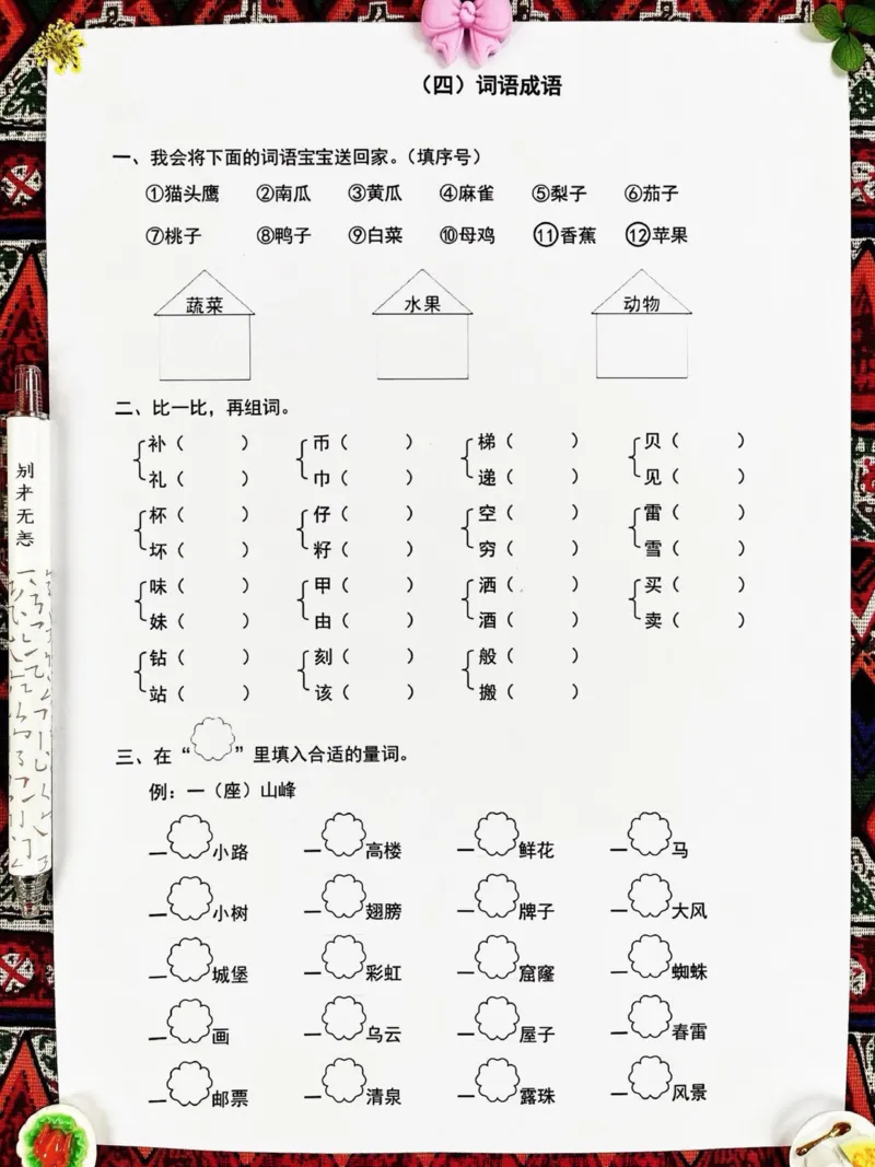 《二年级下册语文学生复习常考知识点,共包含六大专项,共32页,含有参考答案。这是班主任精心整理的考试复习必备资料,家长可以打印出来,让孩子练习。这份资料包含句子仿写等学霸秘籍,相信能够帮助孩子在考试中取得好成绩。#二年级 #二年级语文下册 #必考考点 #句子仿写 #学霸秘籍》第4页预览