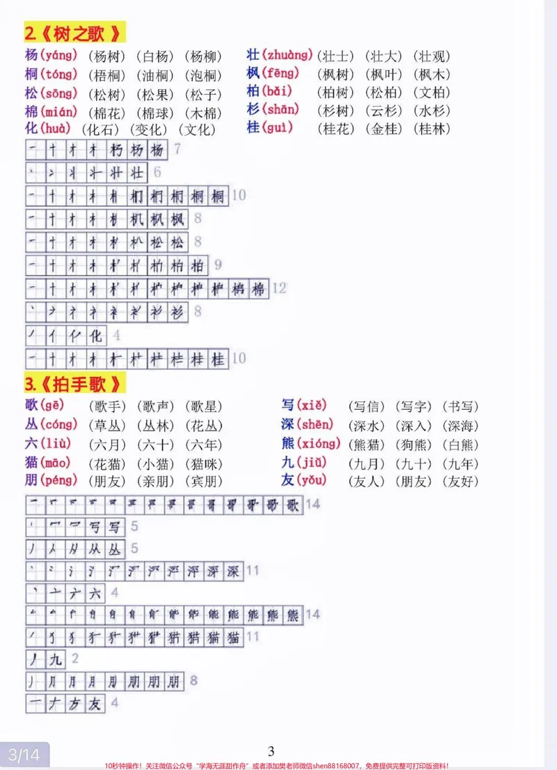 《二年级语文上册生字拼音组词。二年级语文上册生字拼音组词#二年级语文#二年级语文上册#暑期预习#学习资料分享#关注我持续更新小学知识_二年级一线老师整理版资源（全网独家）》第4页预览
