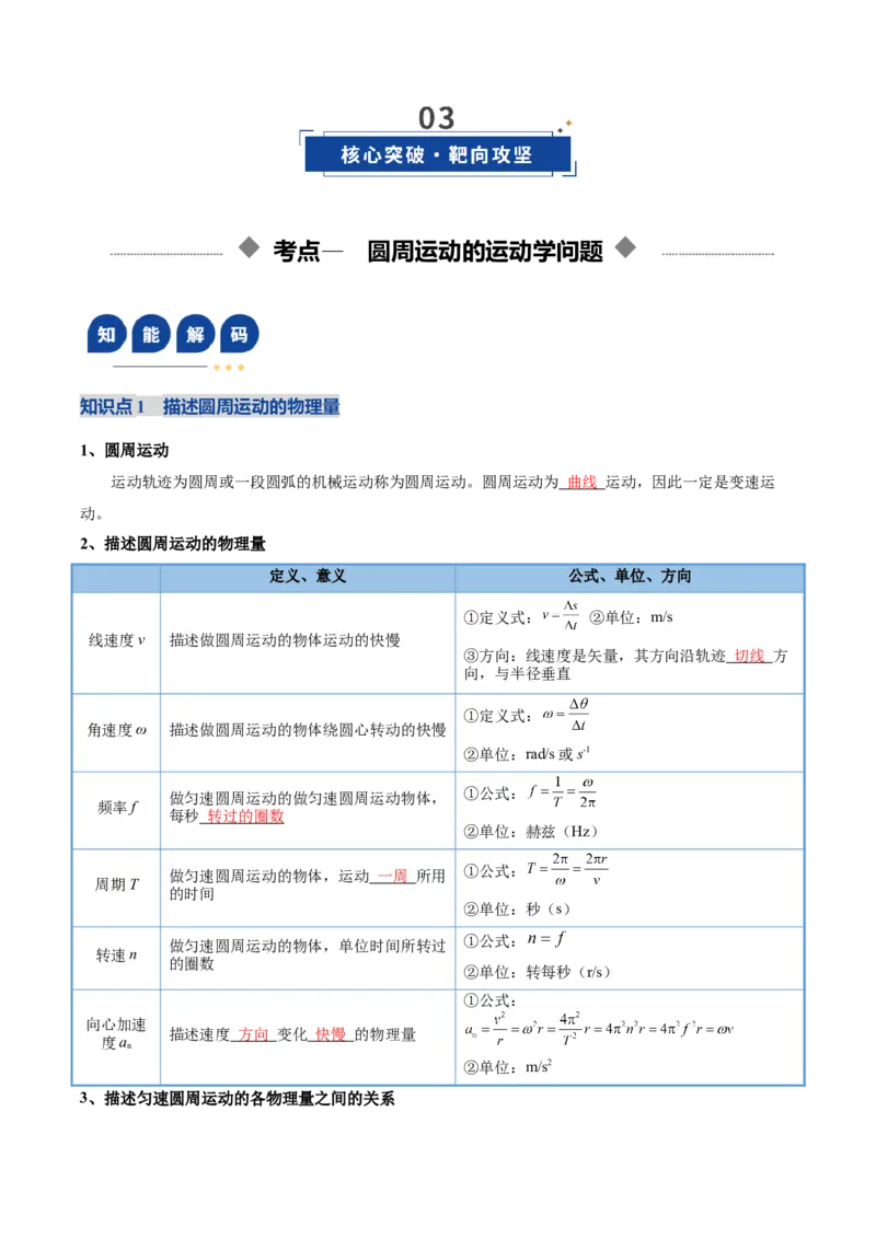 《第16讲圆周运动（复习讲义）（黑吉辽蒙专用）（教师版）_高考一二三轮复习_物理_2026年_2026年高考物理一轮课件+讲义+练习（黑吉辽蒙专用）-G330(1)》第6页预览