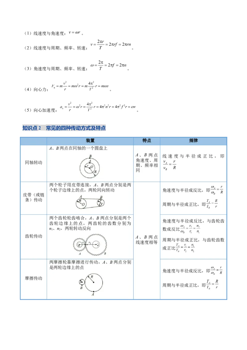 《第16讲圆周运动（复习讲义）（黑吉辽蒙专用）（教师版）_高考一二三轮复习_物理_2026年_2026年高考物理一轮课件+讲义+练习（黑吉辽蒙专用）-G330(1)》第7页预览