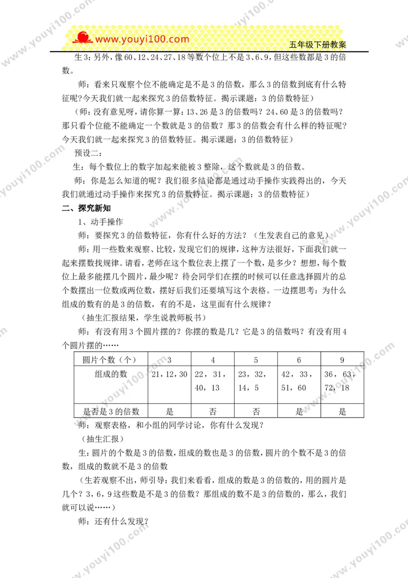 《第一单元倍数与因数_26春小学语数英道科各版本《课件+教案》_26春各版本数学《课件+教案》1-6年级下册_26春西师大版数学1-6年级下册教案课件PPT_西师大版数学五年级下册教案课件（26春）》第7页预览