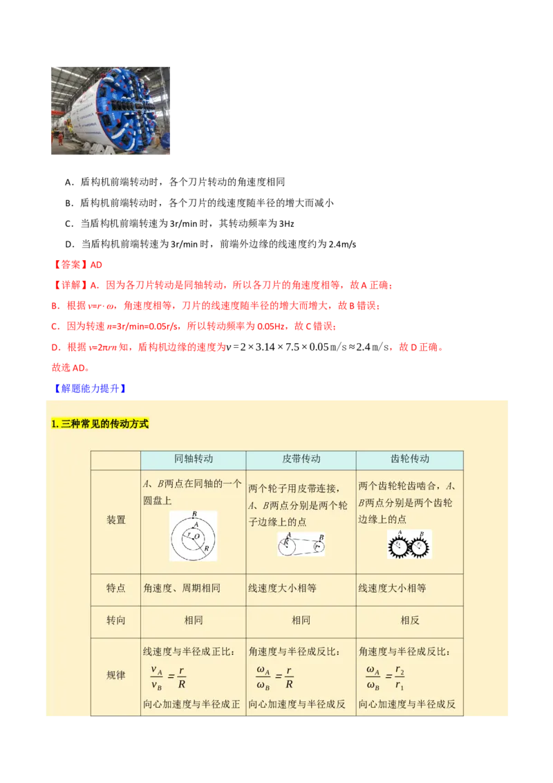 《第22讲圆周运动（举一反三讲义）（全国通用）（教师版）_高考一二三轮复习_物理_2026年-物理高考专项复习_2026年高考物理举一反三系列（新高考通用）-G249_资料_2026版》第4页预览