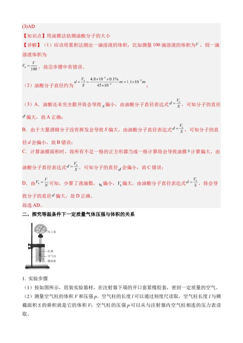 《专题22热学和光学实验（知识清单）（全国通用）（教师版）_高考一二三轮复习_物理_2026年_2026年高考物理一轮复习讲义+练习+课件（新教材新高考）-G55(1)_2026版_实验清单》第4页预览