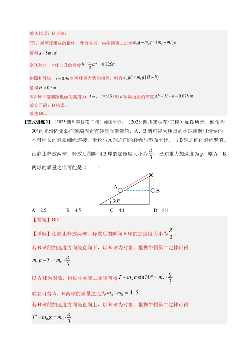 《第10讲牛顿运动定律的综合应用（一）（复习讲义）（湖南专用）（教师版）_高考一二三轮复习_物理_2026年_2026年高考物理一轮课件+讲义+练习（湖南专用）-G331(1)》第10页预览