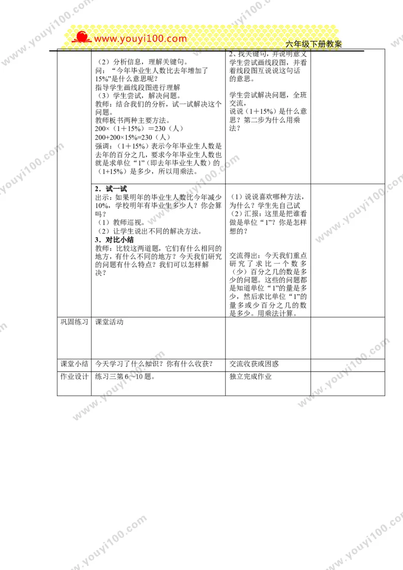 《第一单元百分数_26春小学语数英道科各版本《课件+教案》_26春各版本数学《课件+教案》1-6年级下册_26春西师大版数学1-6年级下册教案课件PPT_西师大版数学六年级下册教案课件（26春）》第10页预览