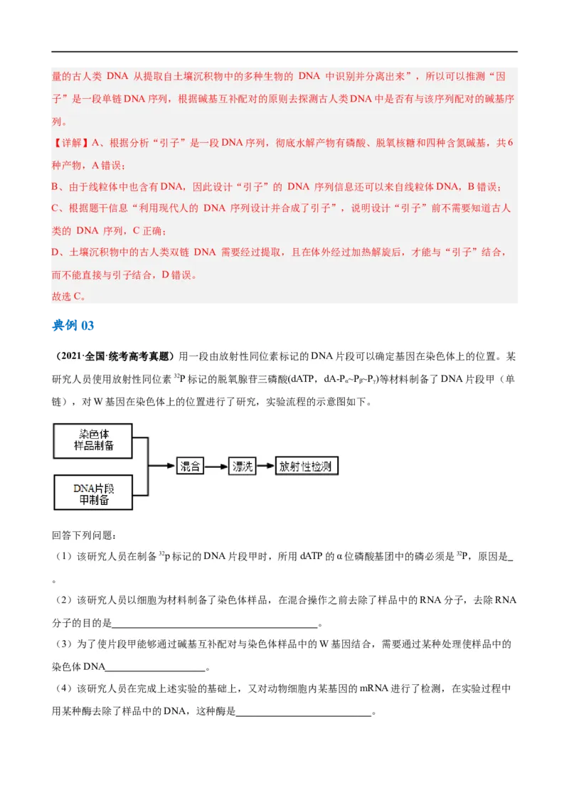《专题05遗传的分子基础（讲义）（解析版）_初高中资料库_高中资料库（转存避免链接过期失效）_高中生物》第5页预览