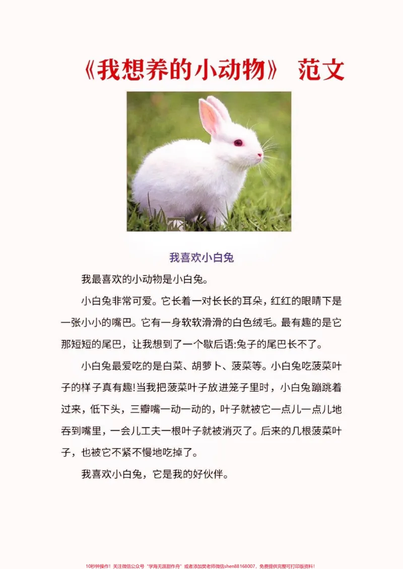 《二年级语文下册第七单元写作范文。二年级语文下册第七单元写作范文#第七单元#二年级#二年级语文下册#关注我持续更新小学知识#家长收藏孩子受益》第4页预览