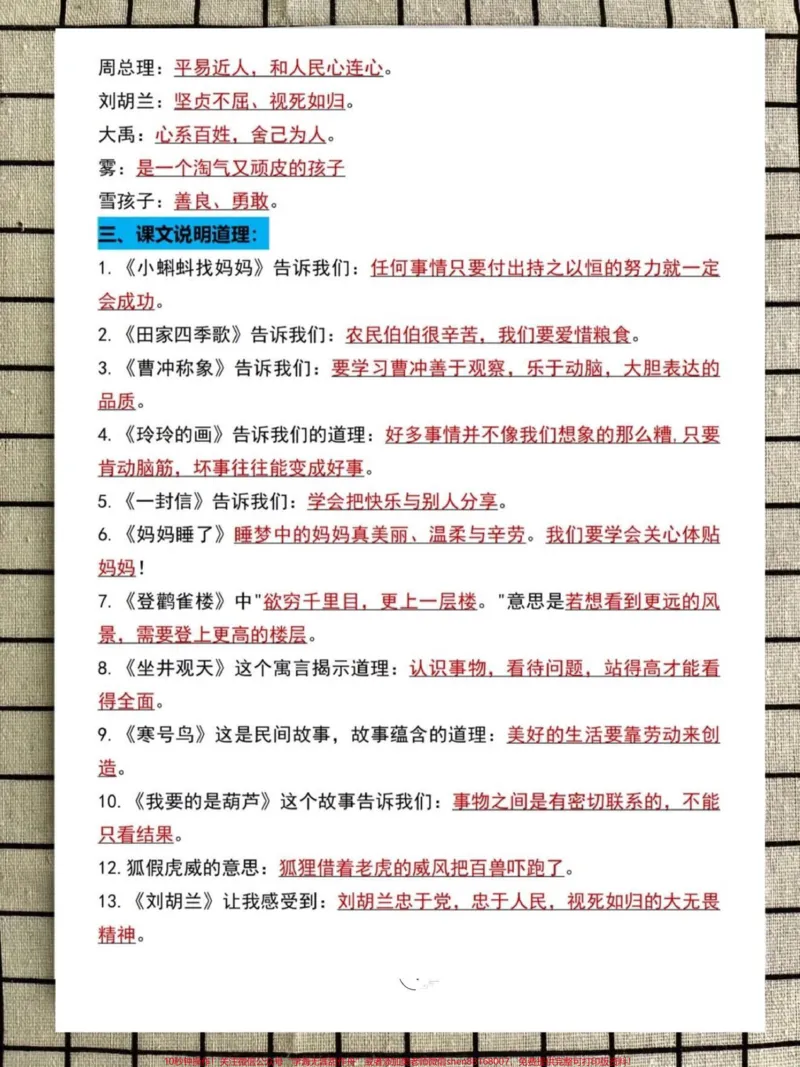 《二年级上册语文课内知识点汇总。敲黑板,一升二的家长注意了⚠️二年级上册全册重点知识点汇总老师整理出来了,都是考试常#每天学习一点点#暑假预习#学霸秘籍考重点,完整版14页打印#一升二#暑假预习》第3页预览