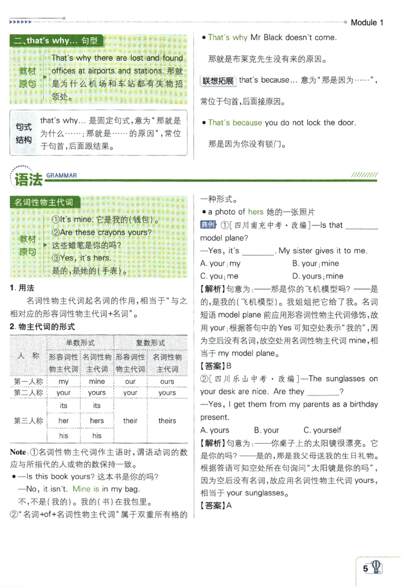 《2024版《初中必刷题》英语7下（WY）-狂K重点_初中全科知识点总结和试卷_赠送习题试卷_初中3年学习辅助资料_2、2025初中必刷题合集_初中必刷题23+24+25上册_24初中必刷题上册+下册全》第9页预览