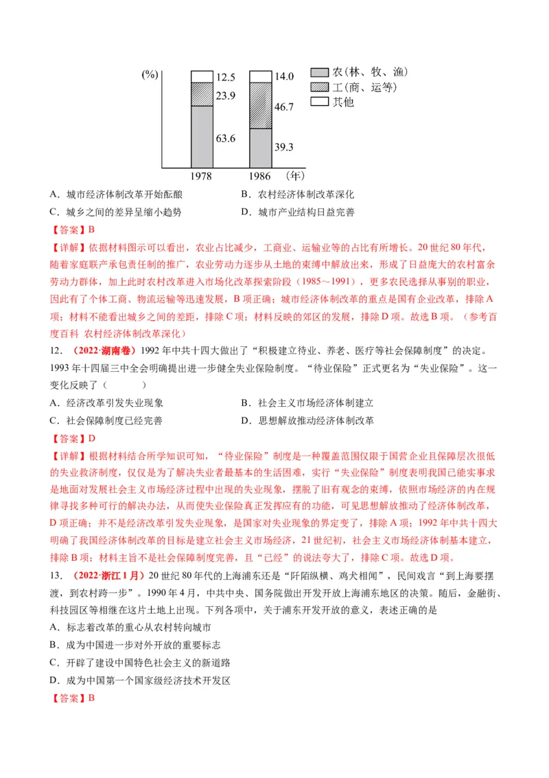 《专题05近现代中国的经济变迁（解析版）_初高中资料库_高中资料库（转存避免链接过期失效）_高中历史》第10页预览