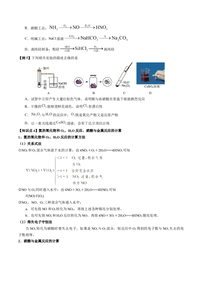 《第15讲氮及其化合物（讲义+练习、学生版）-（新教材新高考）_高考一二三轮复习_化学_2026年高考化学一轮_2026年高考化学精讲精练复习讲义（新教材新高考）-G353_资料》第9页预览