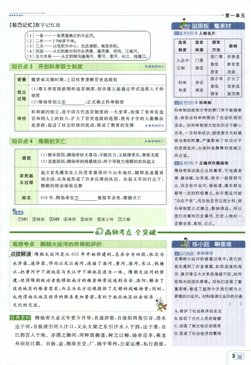 《2024版《初中必刷题》历史7下（RJ）-狂K重点_初中全科知识点总结和试卷_赠送习题试卷_初中3年学习辅助资料_2、2025初中必刷题合集_初中必刷题23+24+25上册_24初中必刷题上册+下册全》第7页预览