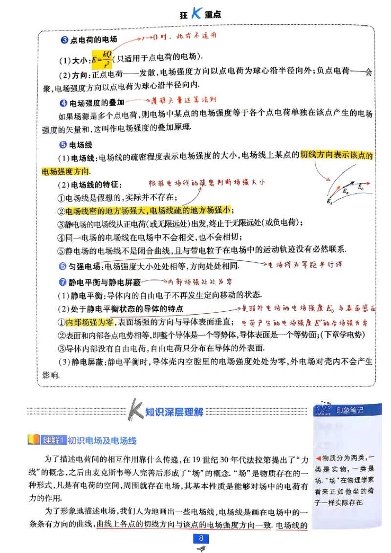 《狂K重点_2027高中必刷题_必刷题2027_2027高一高二必刷题_物理_2027《理想树•必刷题》（必修第三册）（物理）（人教版）》第10页预览