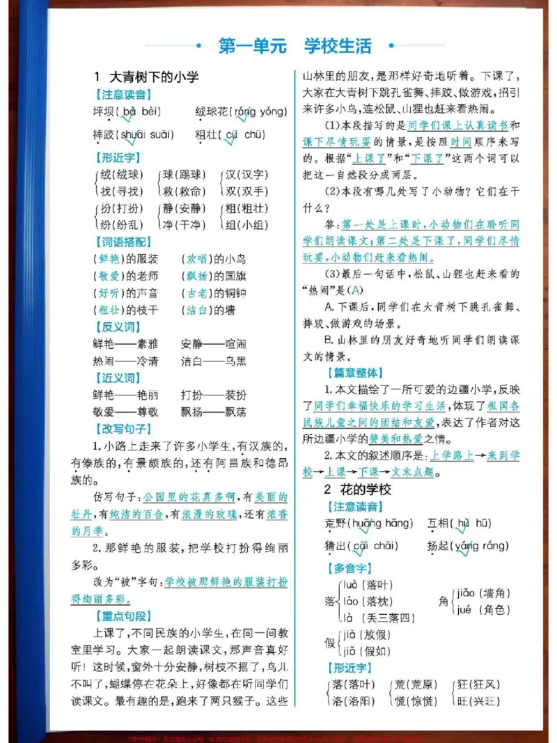 《二年级上册语文课本知识点总结，打印出来给孩子预习复习很不错#小学语文#知识点总结》第1页预览