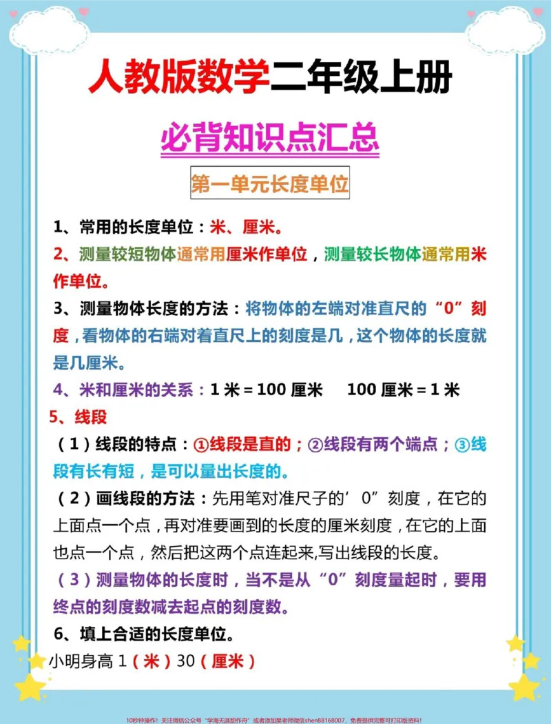 《二年级上册数学知识点汇总。#二年级数学#知识点总结#数学#必考考点#二年级上册数学》第2页预览