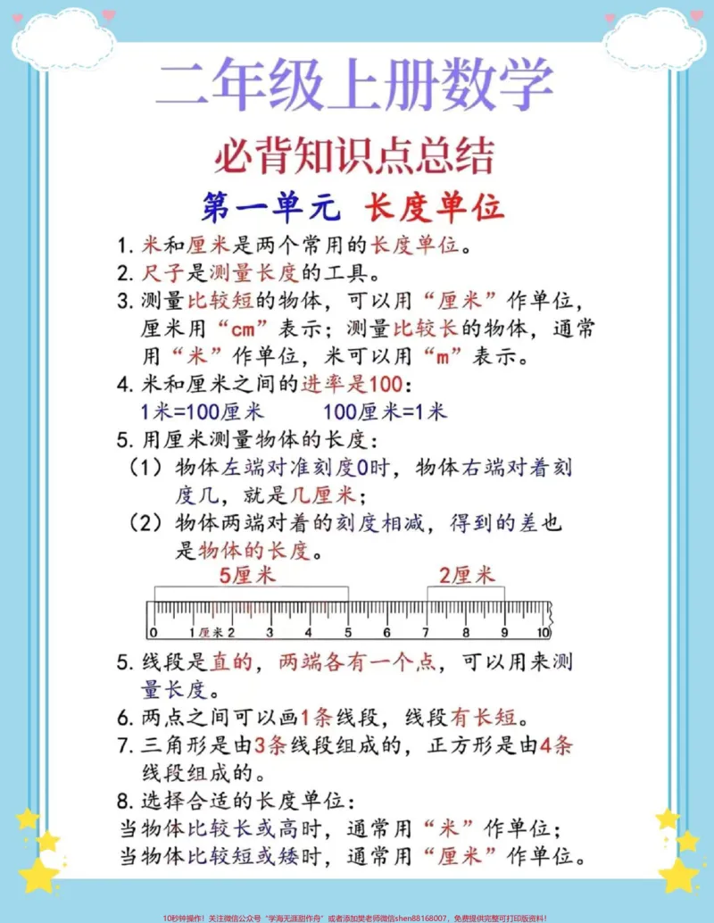 《二年级上册数学必背知识点总结。#数学#知识点总结#数学知识#必考考点#二年级数学》第2页预览