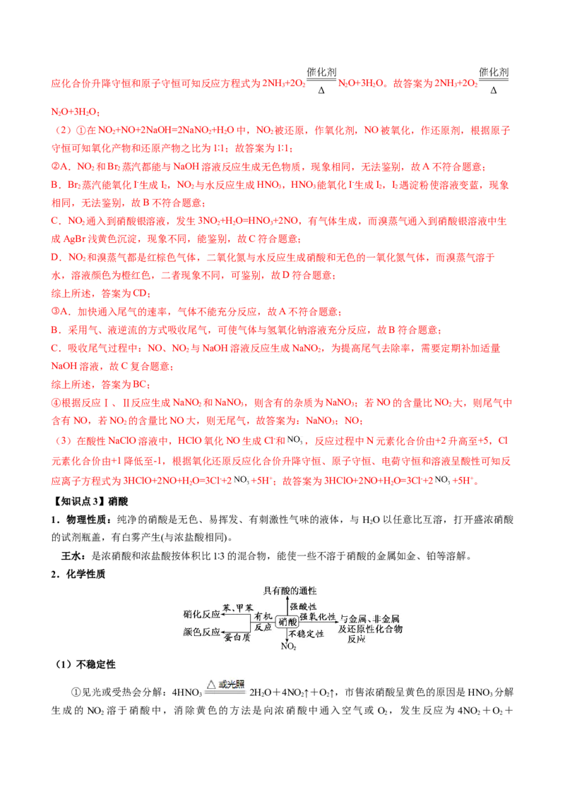《第15讲氮及其化合物（讲义+练习、教师版）-（新教材新高考）_高考一二三轮复习_化学_2026年高考化学一轮_2026年高考化学精讲精练复习讲义（新教材新高考）-G353_资料》第9页预览