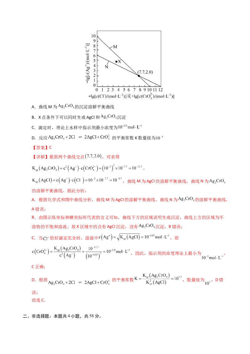 《化学一模保分卷（全解全析）_高考一二三轮复习_化学_2026年-化学高考专项复习_2026年高考第一二三次模拟考试化学-G181_高考化学第一次模拟卷23套_2026版_化学一模保分卷（课标全国卷）》第9页预览
