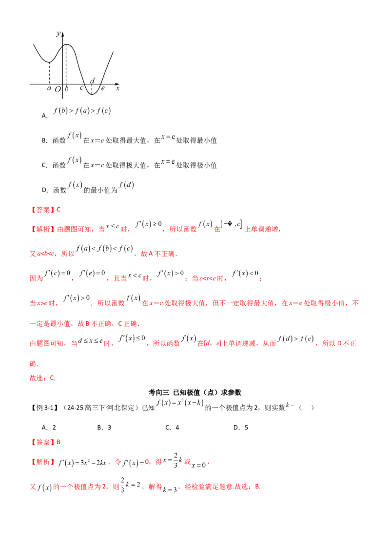 《3.3利用导数研究函数的极值与最值（精讲）（教师版）_高考一二三轮复习_数学_2026年_2026年高考数学一轮复习一隅三反（新高考新题型）-G88_资料_2026版》第9页预览
