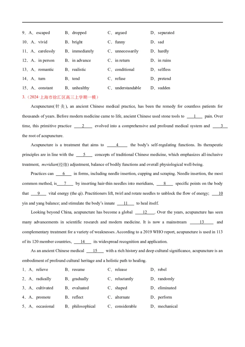 《专题03完形填空之说明文和议论文（练习）（原卷版）_初高中资料库_高中资料库（转存避免链接过期失效）_高中英语》第4页预览