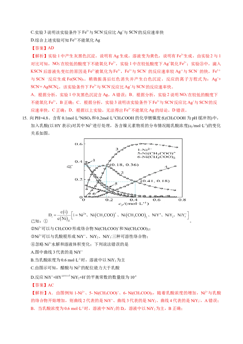《化学一模突破卷（山东专用）（全解全析）_高考一二三轮复习_化学_2026年-化学高考专项复习_2026年高考第一二三次模拟考试化学-G181_高考化学第一次模拟卷23套_2026版》第9页预览