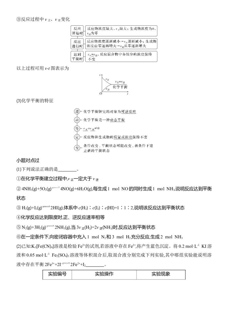 《2027届高考化学一轮复习讲义：6.3化学平衡状态化学平衡常数_高考一二三轮复习_化学_2027年高考化学一轮_42027届高考化学一轮考点复习讲义》第2页预览