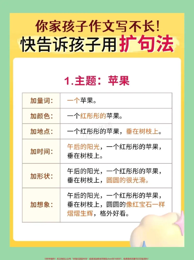 《#家长收藏孩子受益#作文#扩句法写作文#好好学习家长为孩子保存练习_最新小学1-9年级各科+幼升小+综合类学习资源汇总包_价值20万元！最新小学1-9年级各科+幼升小+综合类学习资源汇总包》第3页预览