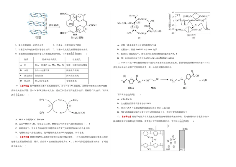 《化学二模模拟卷02（北京专用）（考试版A3）_高考一二三轮复习_化学_2026年-化学高考专项复习_2026年高考第一二三次模拟考试化学-G181_高考化学第二次模拟卷26套_2026版》第2页预览