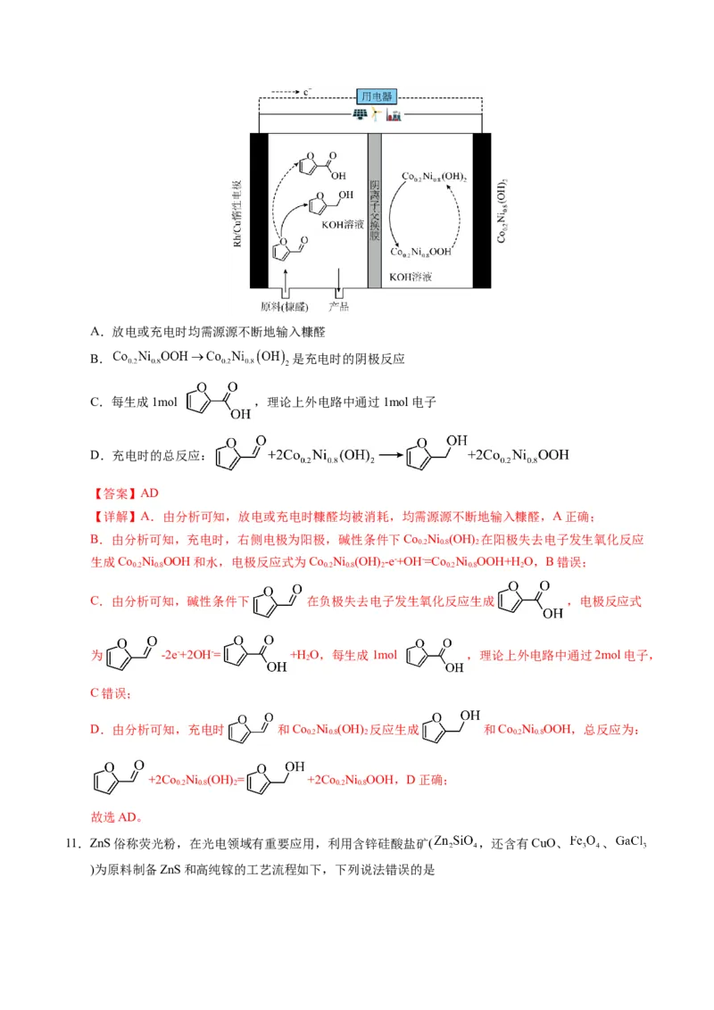 《化学一模突破卷（海南专用）（全解全析）_高考一二三轮复习_化学_2026年-化学高考专项复习_2026年高考第一二三次模拟考试化学-G181_高考化学第一次模拟卷23套_2026版》第7页预览