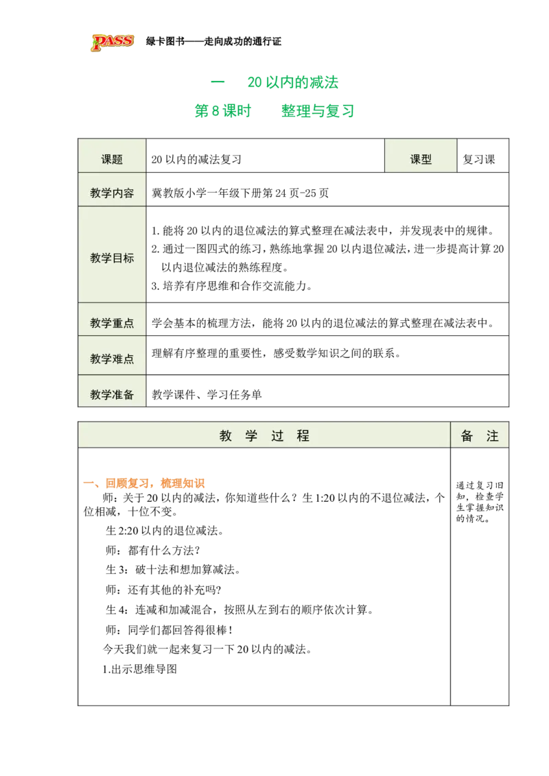 《第8课时整理与复习_26春小学语数英道科各版本《课件+教案》_26春各版本数学《课件+教案》1-6年级下册_26春冀教版数学《课件+教案》1-6年级下册_26春冀教版数学一年级下册教案课件》第1页预览