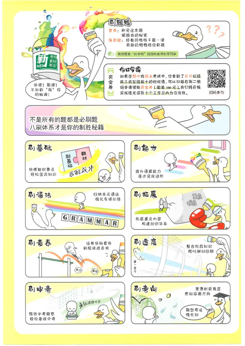 《必刷题外研版八下英语_2026版初中《必刷题》7-9年级上下册册（全科）（多版本合集）_初中必刷题下册_2026版初中《必刷题》8年级下册（全科）_2026春《初中必刷题》英语8下（外研版）》第2页预览