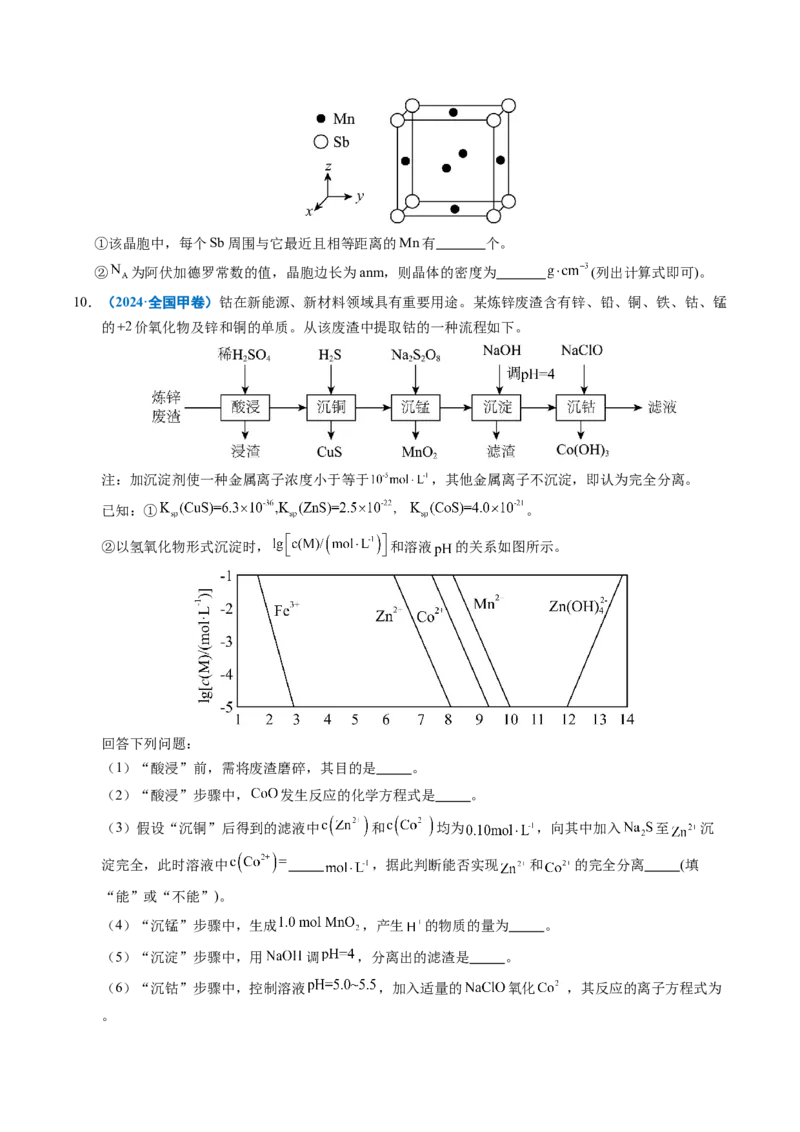 《专题22化学工艺流程综合题——分离、提纯类（学生版）_高考一二三轮复习_化学_2026年-化学高考专项复习_五年（2021-2025）高考化学真题分类汇编（全国通用）-C438》第9页预览