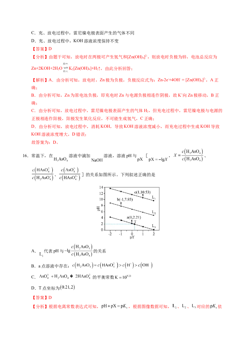 《化学（广东卷02）（全解全析）_高考一二三轮复习_化学_2026年-化学高考专项复习_2026年高考第一二三次模拟考试化学-G181_高考化学第二次模拟卷26套_化学（广东卷02）》第8页预览