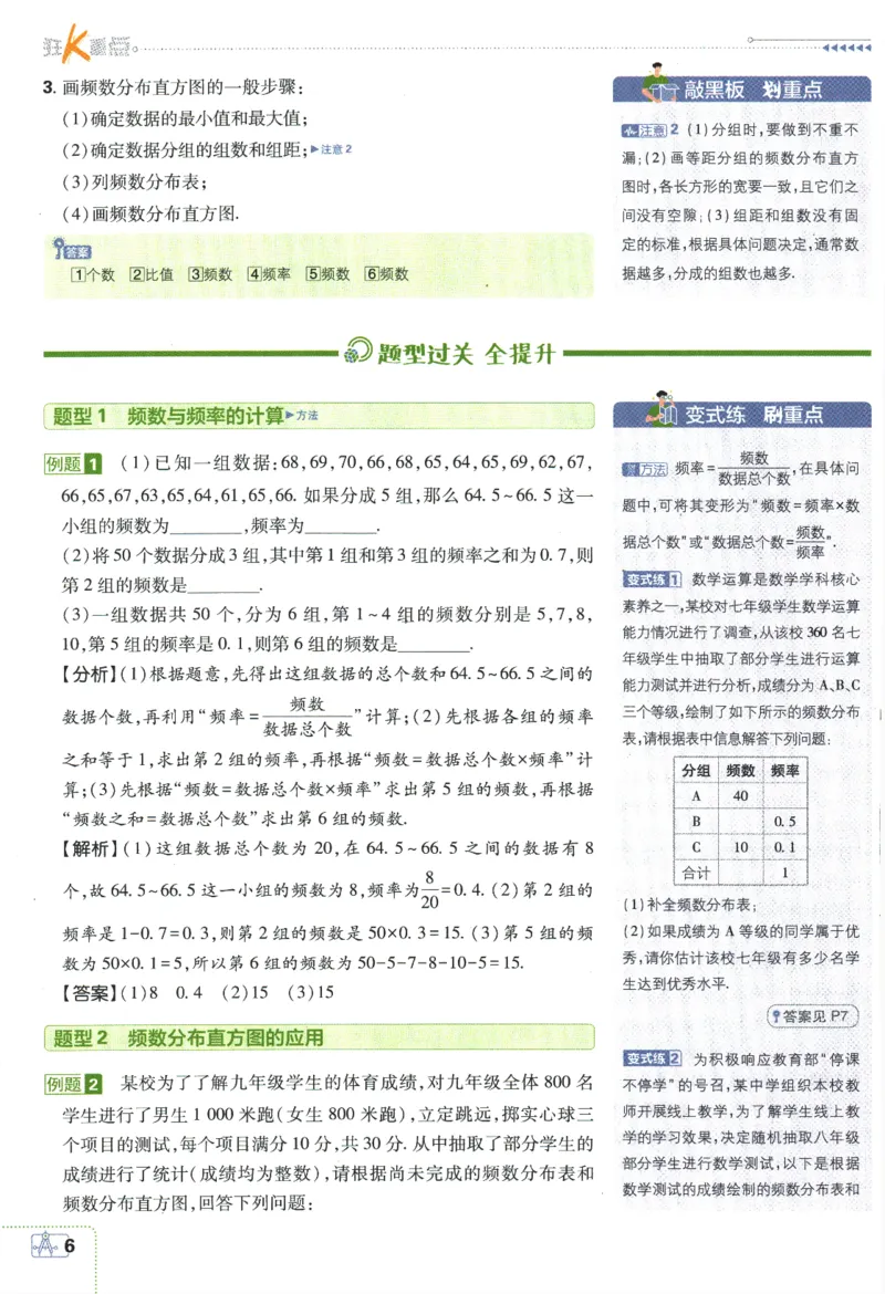 《2024版《初中必刷题》数学8下（冀教）-狂K重点_初中全科知识点总结和试卷_赠送习题试卷_初中3年学习辅助资料_2、2025初中必刷题合集_初中必刷题23+24+25上册_24初中必刷题上册+下册全》第10页预览