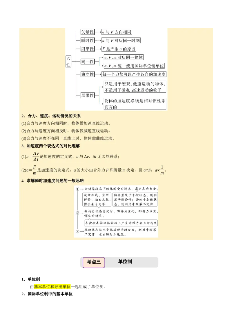《第13讲牛顿定律基础（举一反三讲义）（全国通用）（学生版）(1)_高考一二三轮复习_物理_2026年-物理高考专项复习_2026年高考物理举一反三系列（新高考通用）-G249_资料_2026版》第6页预览