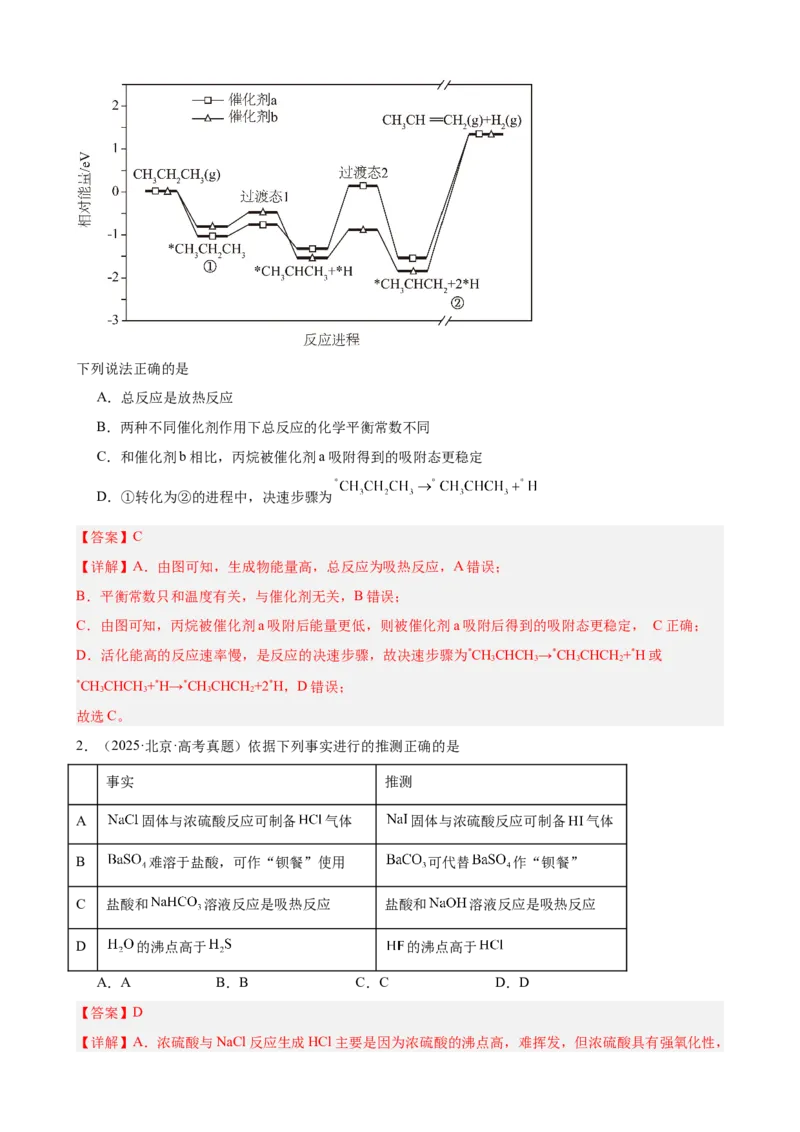 《第17讲反应热　盖斯定律（教师版）_高考一二三轮复习_化学_2026年高考化学一轮_2026年高考化学一轮复习·知识清单（新高考通用）-G356_资料》第6页预览
