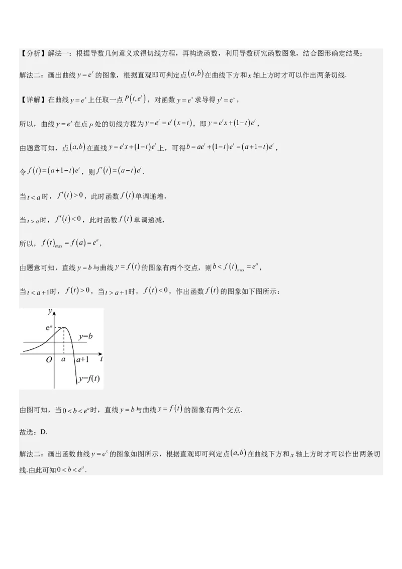 《第12讲导数的运算与几何意义（教师版）_高考一二三轮复习_数学_2026年_2026年高考数学大一轮复习核心题型讲义+培优点专项突破练习（新高考版）-G358_资料》第4页预览