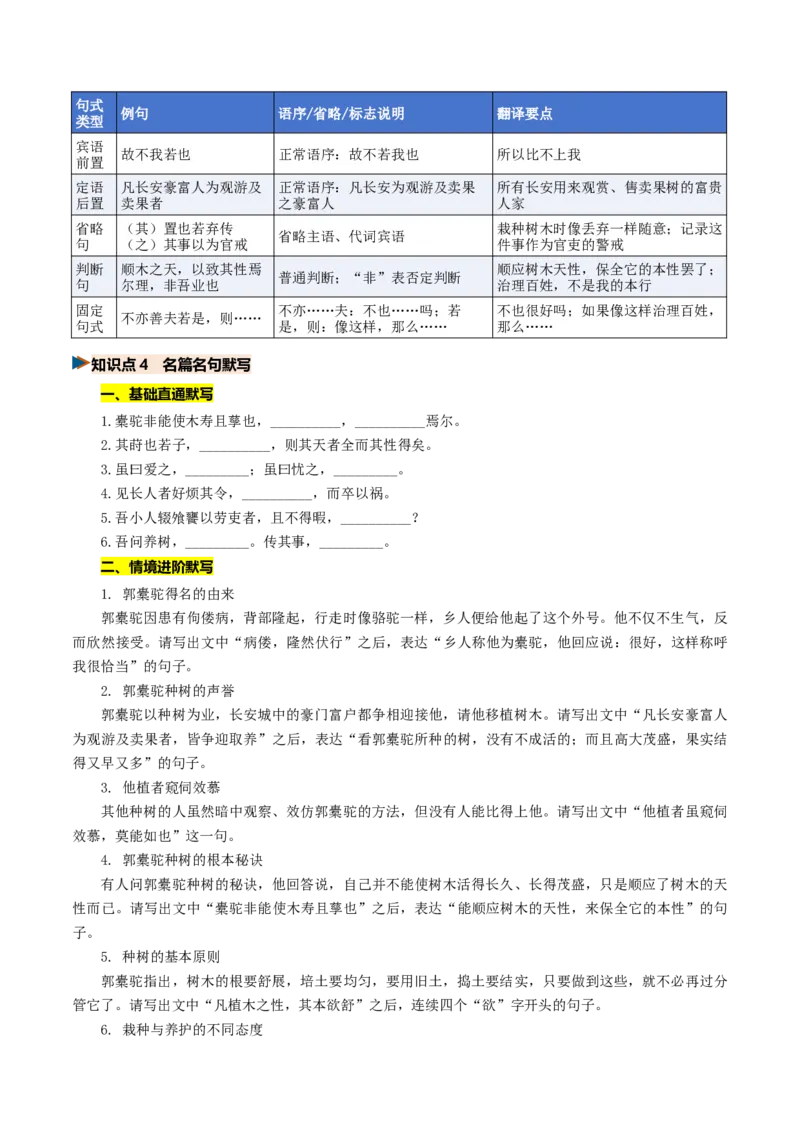 《第10讲顺情体察事理，求实摒弃虚言（《种树郭橐驼传》《石钟山记》）（复习讲义）（全国通用）（学生版）_高考一二三轮复习_语文_2027年一轮语文更新啦_2027版》第8页预览