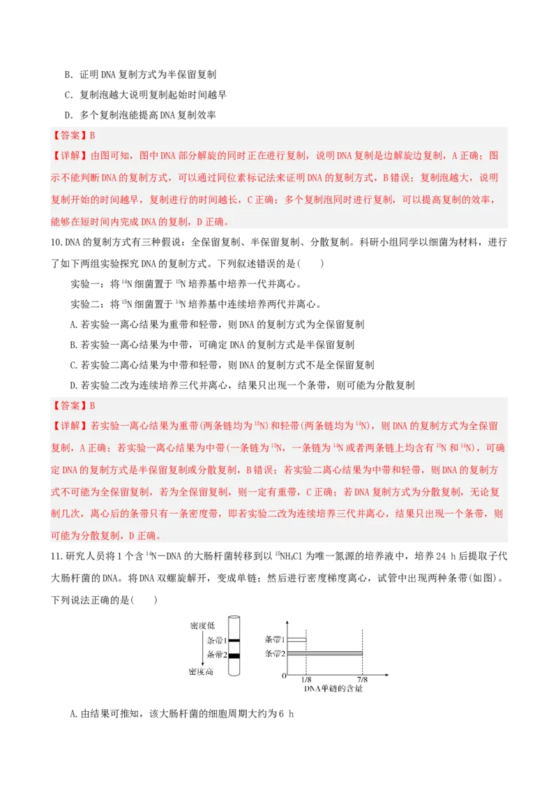 《第20讲DNA分子的结构、复制与基因的本质（湖南专用）（教师版）_高考一二三轮复习_生物_2026年高考生物一轮_2026年高考生物一轮课件+讲义+练习（湖南专用）-G331》第5页预览