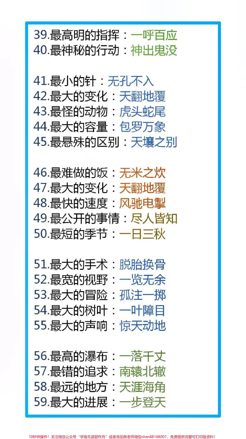 《100个成语之最替孩子收藏吧#成语接龙#好书推荐_最新小学1-9年级各科+幼升小+综合类学习资源汇总包_价值20万元!最新小学1-9年级各科+幼升小+综合类学习资源汇总包》第3页预览